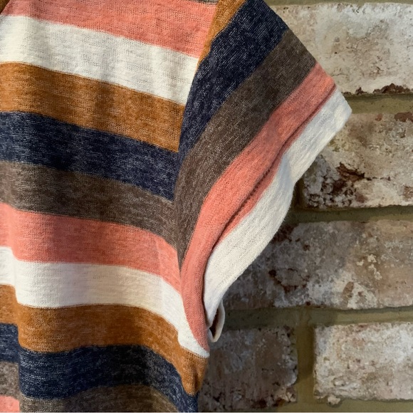 Madewell | Textured Tee in Stripe - Picture 4 of 11